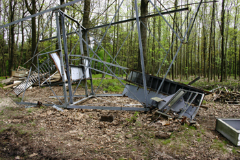 DBSE Reste des alten Mastes