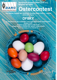 Ostercontest 2020 DF8KY 1. Platz (Mixed)