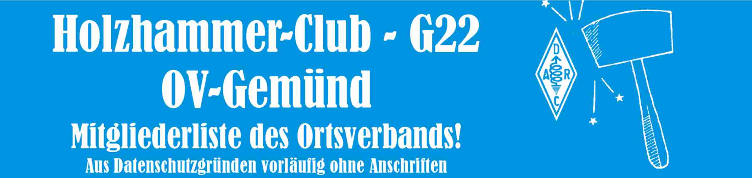 Mitgliederliste G22